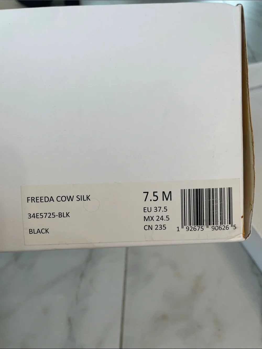 Calvin Klein Freeda Knee High Black Leather Boots Women’s Size 7.5